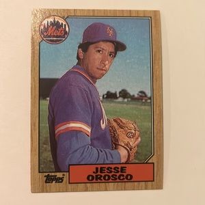 Topps 1987 Jesse Orosco #704